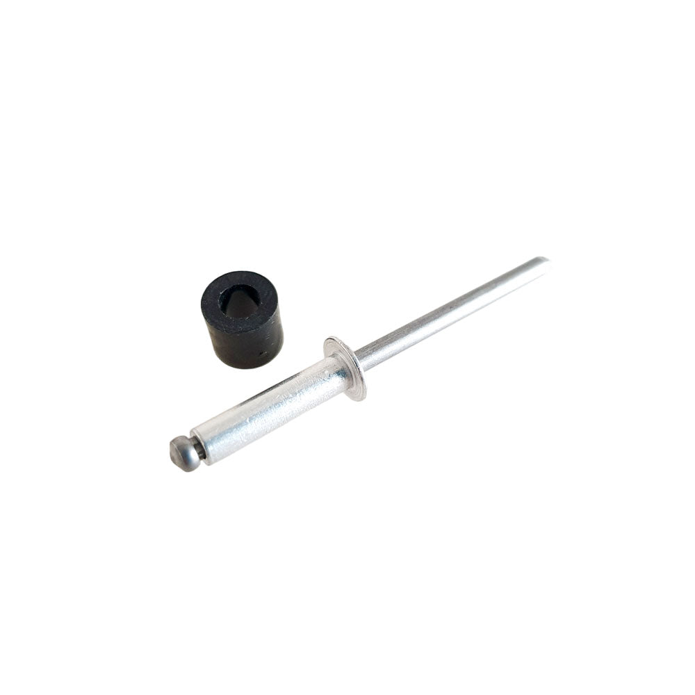 Optiparts Niederholer Stopp-Pin, Silver/Schulmast